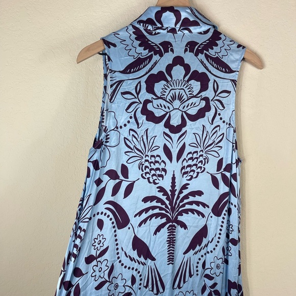 Anthropologie Corey Lynn Calter Sleeveless Shirt Dress Size Large - Picture 13 of 14